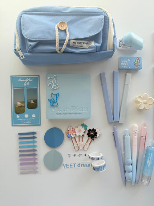 Blue bookish bundle - serene, creative and refined 🩵