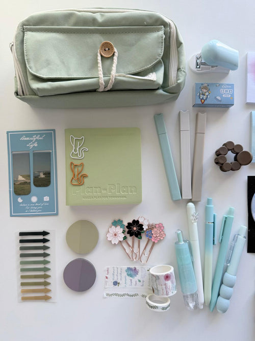 Green bookish bundle - fresh, calm and natural 🌿